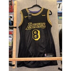 NWT Kobe Bryant 8/24 Nike Lakers Lore Series Black Mamba City Jersey Size 44